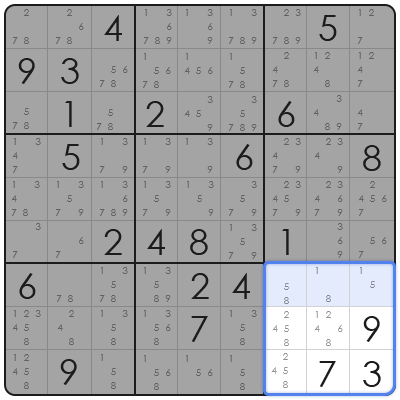 x wing sudoku